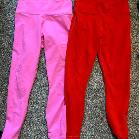 Fabletics Red and Pink Leggings - Picture 9 of 13
